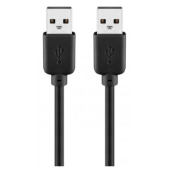 USB 2.0-kabel USB A till USB A i flera längder