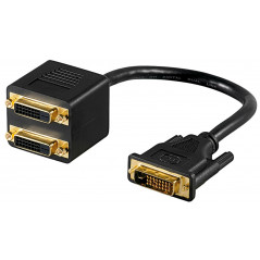 DVI till 2x DVI-adapter