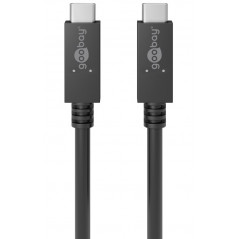 USB-C till USB-C USB 3.2 gen 2 laddkabel PD 100W bildskärmskabel 4K@60Hz