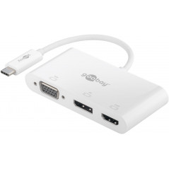 Goobay USB-C Multiport till HDMI/VGA/DisplayPort