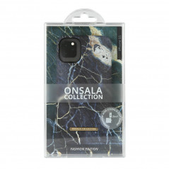 Skal och fodral - Onsala mobilskal till iPhone 11 Soft Black Galaxy Marble