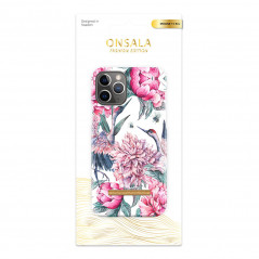 Skal och fodral - Onsala mobilskal till iPhone 11 Pro Soft Pink Crane