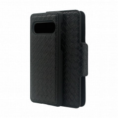Plånboksfodral med magnetiskt mobilskal till Samsung S10 (Black Elite)