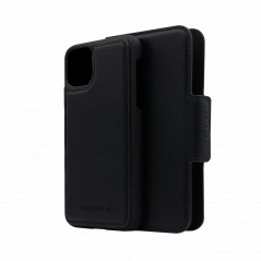 Plånboksfodral 2-i-1med magnetiskt mobilskal till iPhone 11 Pro PU-läder (Black)