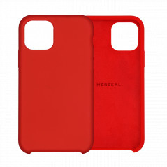 Merskal premium silikonskal till iPhone 11 Pro Max (Red)