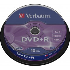 Verbatim DVD+R 4.7GB 10-pack