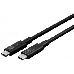 USB-C till USB-C kabel USB4 Gen 2x2 240W 20 Gbps 2m