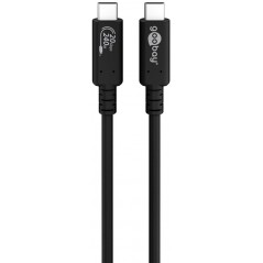 USB-C till USB-C kabel USB4 Gen 2x2 240W 20 Gbps 2m