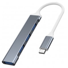 VAKOSS USB-C hubb till 1xUSB 3.0 3xUSB 2.0