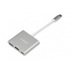 iBox USB-C till HDMI/USB 3.2 gen 1/USB-C-adapter 4K UHD
