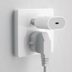 Dudao 20 Watt AC-adapter väggladdare med USB-C