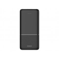 Portabla batterier - Powerbank 10 000 mAh, 2x USB-A, 1x USB-C, QuickCharge max 20W, svart