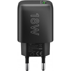 USB-strömadapter med 18 Watt snabbladdning (QC 3.0)