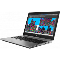 HP ZBook 15 G5 i7-8750H 32GB 512GB SSD Quadro P2000 Win 11 Pro (beg med små bucklor lock)