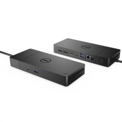 Dell USB-C universell dockningsstation WD19TB med stöd för 2 skärmar och Thunderbolt (beg)