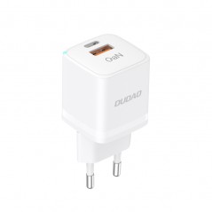 Dudao Snabbladdande strömadapter GaN 33W med USB-C och USB-A