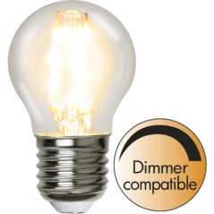 Dimbar LED-lampa sockel E27 G45 Clear 4.2 Watt (40 W) Warm White