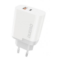 Dudao snabbladdande USB-C och USB-A strömadapter 22.5W