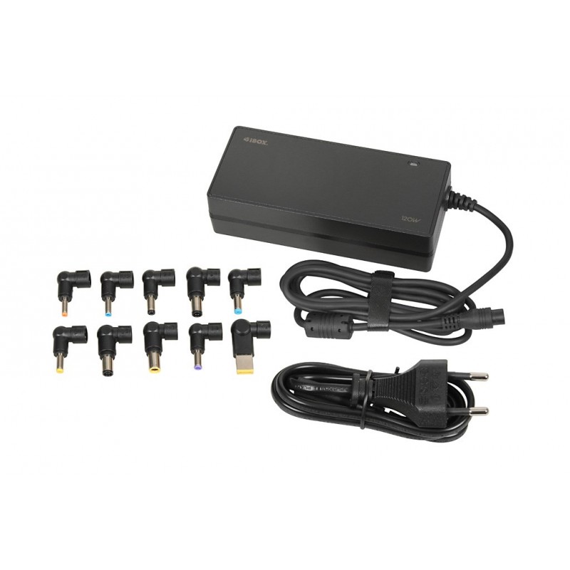 Universal laddare dator - Universal 120W datorladdare med 10 olika kontakter