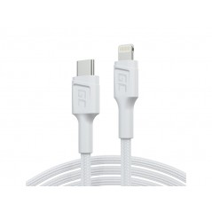 GreenCell MFi USB-C till Lightning-kabel 1 meter med PD snabbladdning