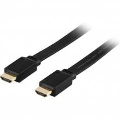 Deltaco platt HDMI-kabel 2 meter