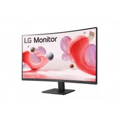 LG 32MR50C-B 32" välvd LED-skärm 100 Hz med VA-panel