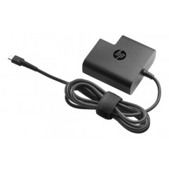 Laddare HP original 65W USB-C med strömkabel (beg)