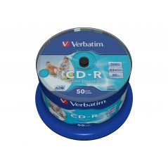 Verbatim DataLife CD-R 700MB 50-pack brännbara CD-skivor