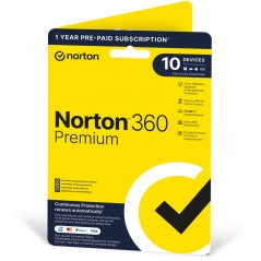 Norton 360 Premium 75GB allt-i-ett skydd för 10 enheter