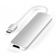 Satechi Multiport Dock USB-C-hubb 4-i-1 till USB-C/2xUSB 3.0/HDMI med stöd för 4K UHD