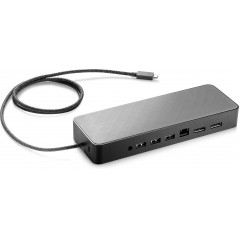 HP USB-C Dock universell dockningsstation med stöd för 2 skärmar (beg)