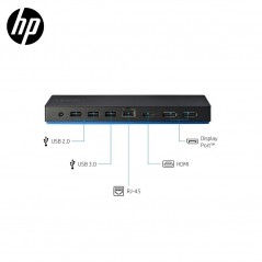 HP USB-C Dock G4 universell dockningsstation inkl 90W AC och USB-C-kabel TB3 (beg)