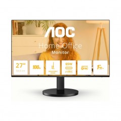 AOC 27B3CF2 27" Full HD LED-skärm med IPS-panel, ergonomisk fot och USB-C PD65W