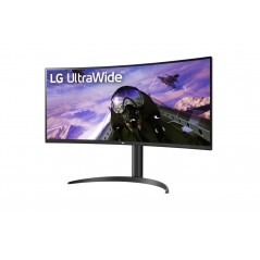 LG 34WR55QK-B 34" ultrabred 3440 x 1440 välvd skärm med VA-panel & USB-C PD 65W