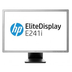 HP EliteDisplay E241i 24-tums IPS-skärm (beg med repor på ram och fot)