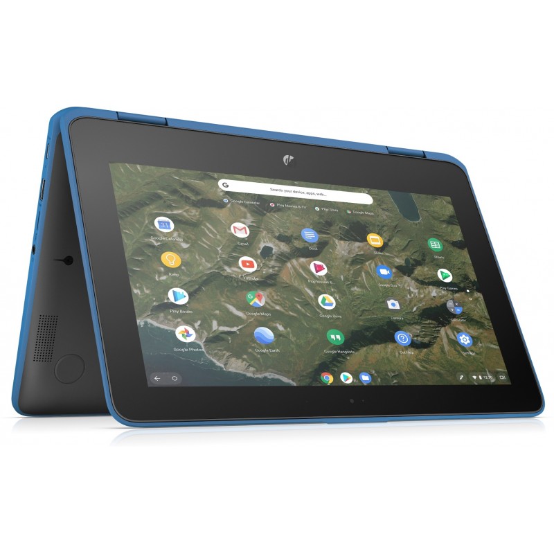 Laptop 12" beg - HP Chromebook x360 11 G2 EE 11.6" Touch 4GB 32GB Blue (beg)