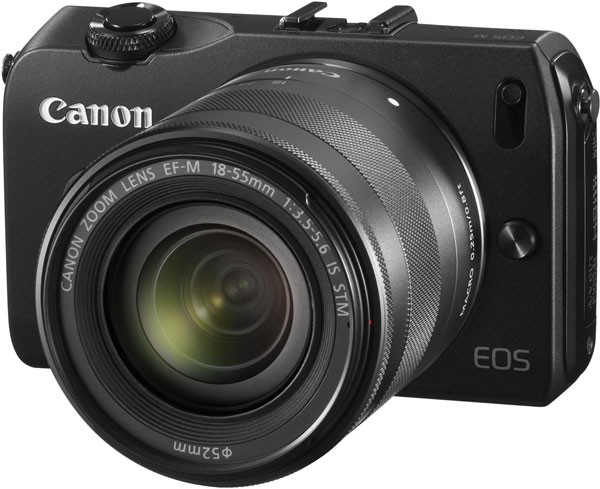 Canon EOS M + 18-55mm IS + Blixt - EOS M Black | Billigteknik.se