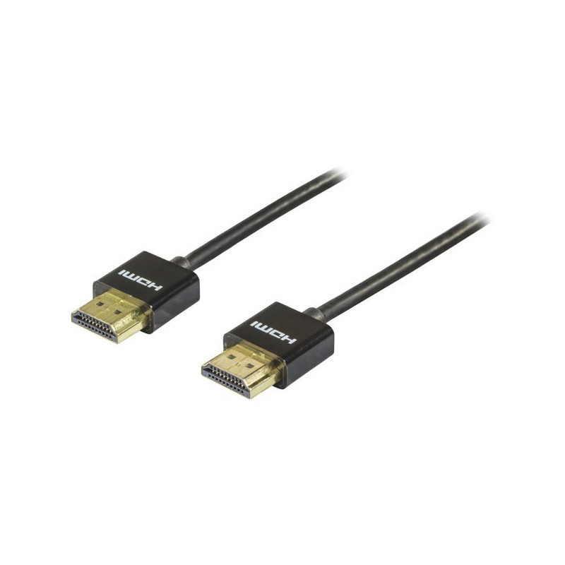 Skärmkabel & skärmadapter - Tunn HDMI-kabel i flera längder