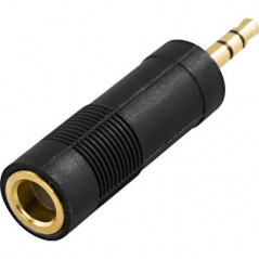 Ljudkabel & ljudadapter - Adapter 6.3 mm till 3.5 mm