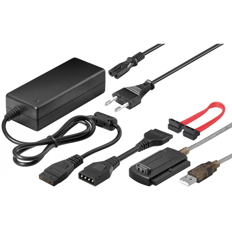 Dockningsstation för hårddisk - USB-adapter för 2.5" och 3.5" IDE och SATA-hårddiskar