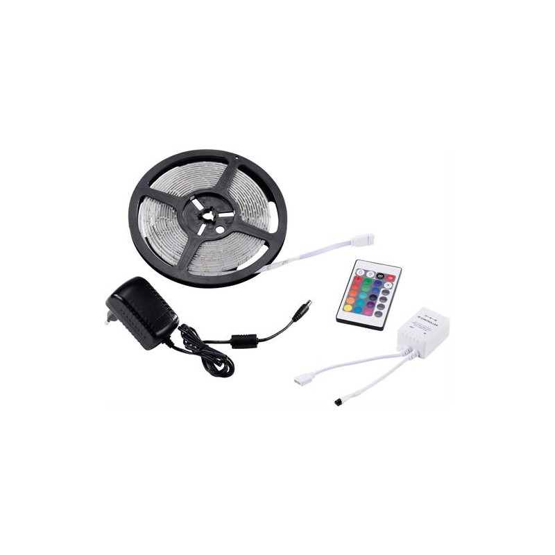 Inredning - LED-slinga med RGB-LED, 5 meter