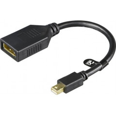 Skärmkabel & skärmadapter - DisplayPort till Mini DisplayPort-adapter med ljud