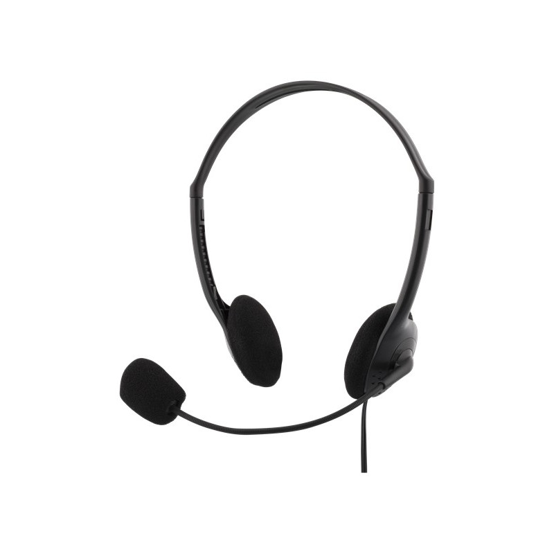 Chatheadset - Deltaco headset 3.55 mm