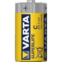 Batteri - Varta Superlife C-batterier R14 2-pack