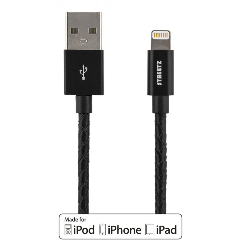 Laddare och kablar - Designad MFi-godkänd USB till Lightning iPhone-laddkabel 1m