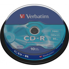 Brännare DVD & Blu-ray - Verbatim CD-R 52x 700MB 10-pack