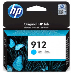 Skrivare/Printer tillbehör - HP 912 Cyan bläckpatron 3YL77AE för HP Officejet